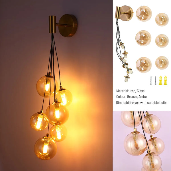 Celestial Cascade Wall Light