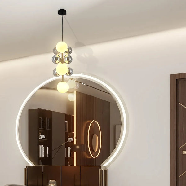 Celestial Cluster Vertical and Horizontal Chandeliers