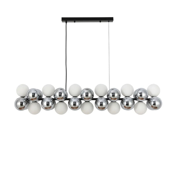 Celestial Cluster Vertical and Horizontal Chandeliers