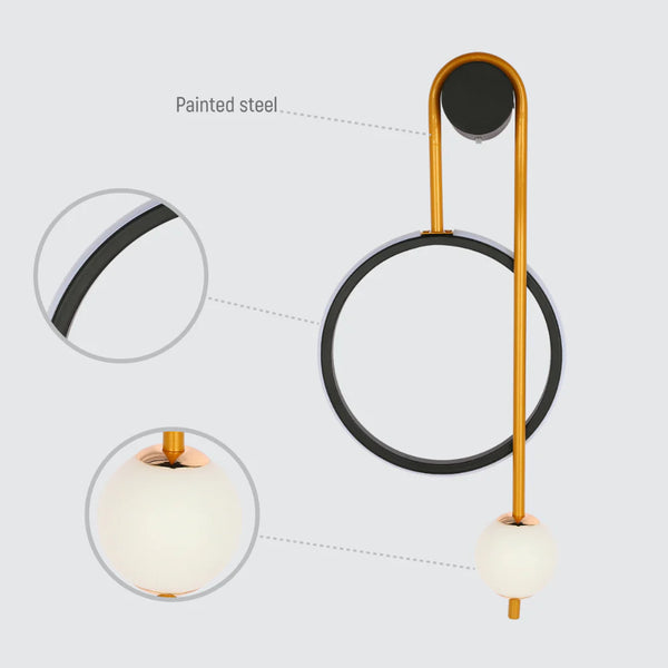 Celestial Harmony Modern Geometric LED Wall Light