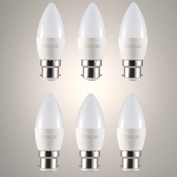Cetus LED Candle Bulb C37 B22 Bayonet Cap 6W