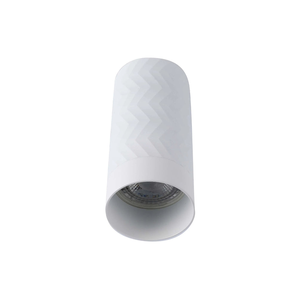 Chevron GU10 Downlight – 122mm Recessed Cylinder, Dimmable, 50W Max