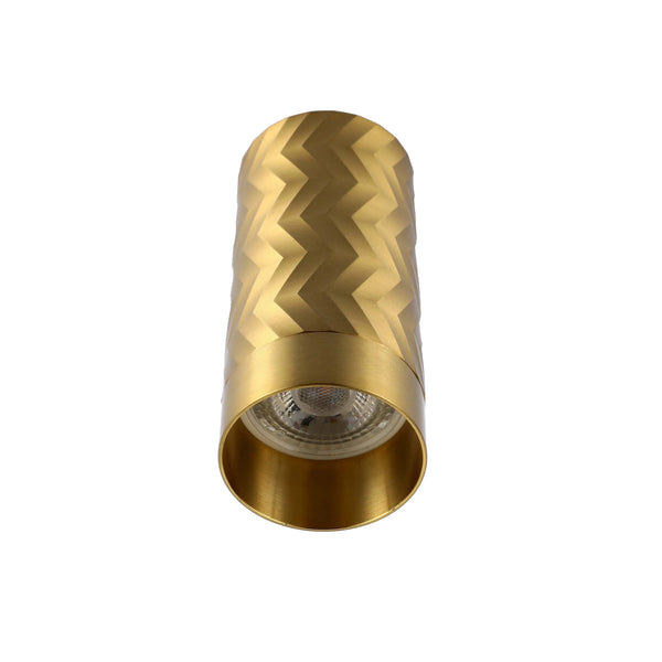 Chevron GU10 Downlight – 122mm Recessed Cylinder, Dimmable, 50W Max