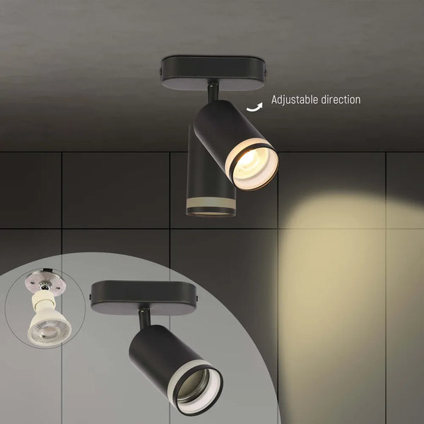 Circular Glow GU10 Spotlight Fixture