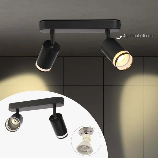 Circular Glow GU10 Spotlight Fixture