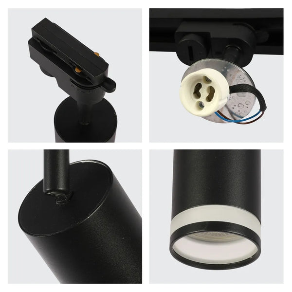 Circular Glow GU10 Track Light Fixture
