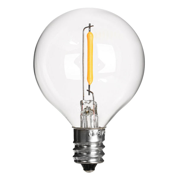 Castor LED Bulb String Globe Golf Ball G40 E12 Weatherproof Festoon Light