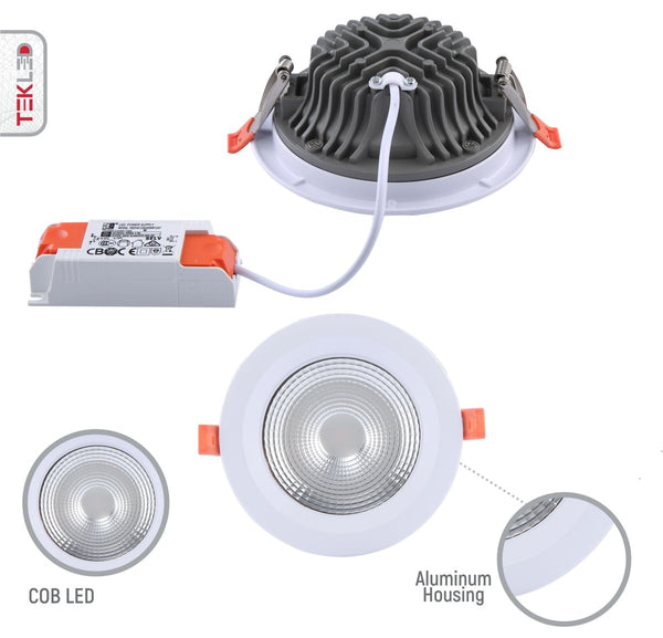 LED COB Recessed Fixed Downlight