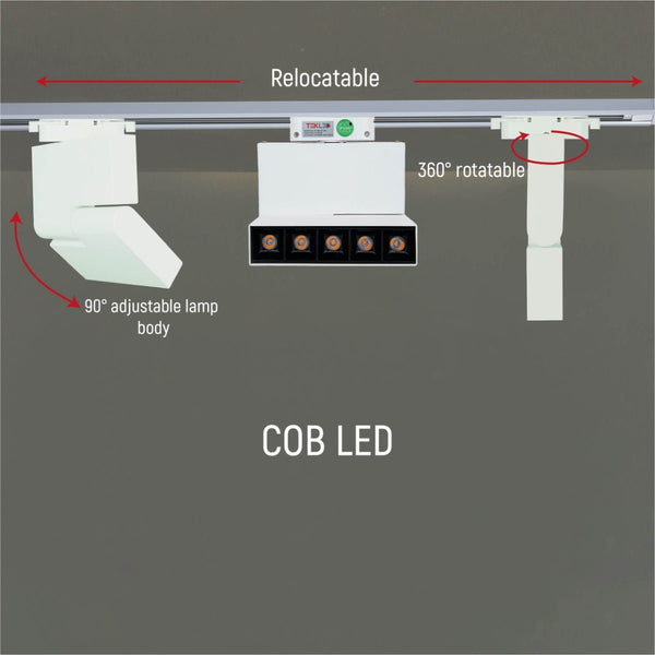 LED Mirage Blade Tracklight 10W Cool White 4000K IP20