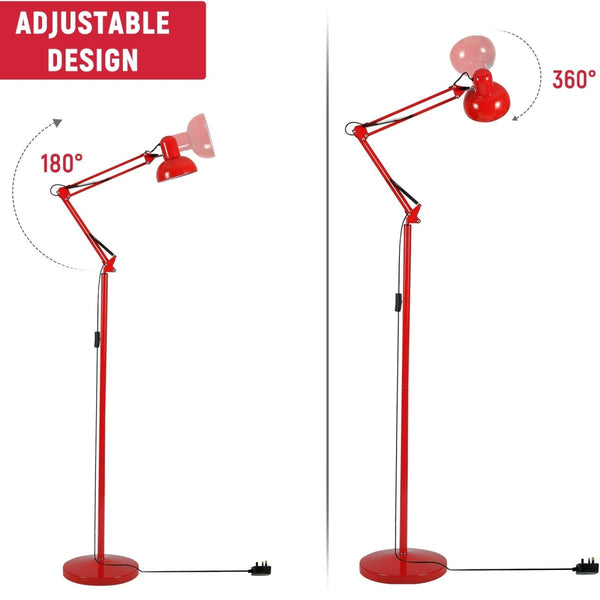 Swing Arm Architect Model Floor Lamp E27