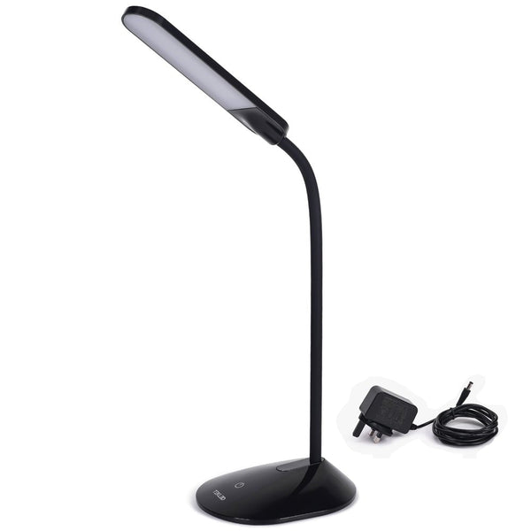 Erdy Goose Neck Black LED Desk Lamp