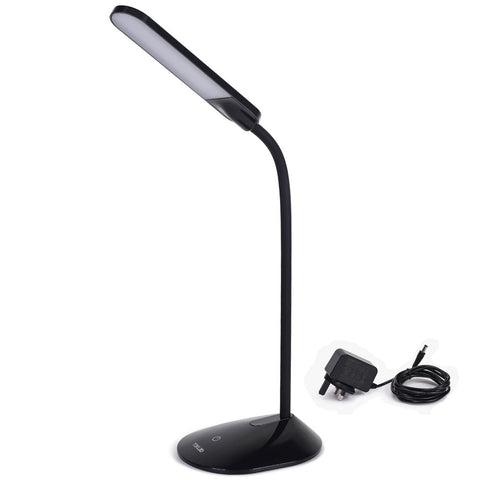 Erdy Goose Neck Black LED Desk Lamp