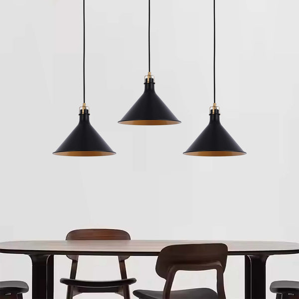 Conical Pendant Light - E27 Fitting, 40W Max, Dimmable