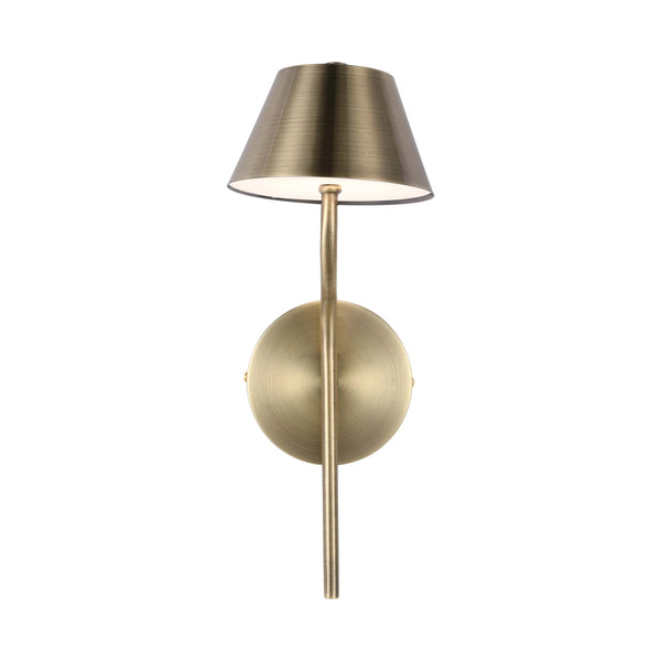 Curved Arm LED Wall Light - Single or Double, Integrated 3CCT LED, IP20