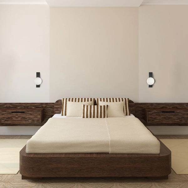 Contemporary Adjustable Globe Wall Sconce Light