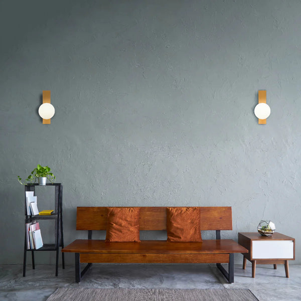 Contemporary Adjustable Globe Wall Sconce Light