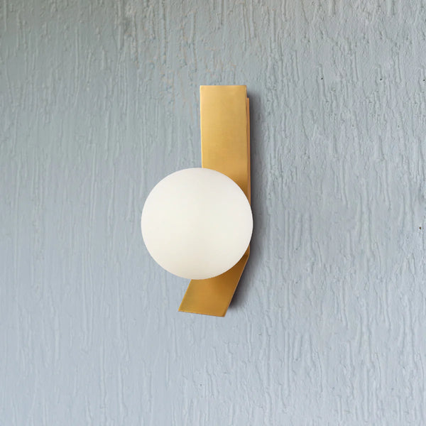 Contemporary Adjustable Globe Wall Sconce Light