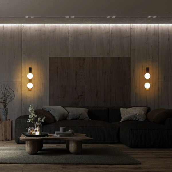 Contemporary Adjustable Globe Wall Sconce Light