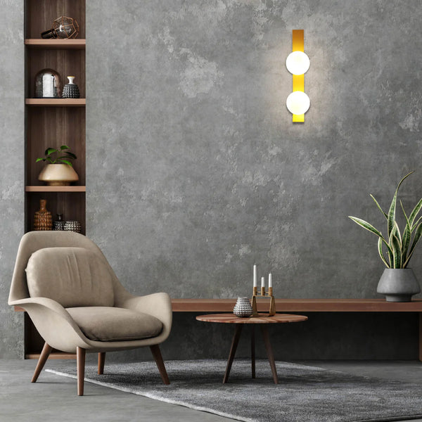 Contemporary Adjustable Globe Wall Sconce Light