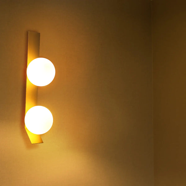 Contemporary Adjustable Globe Wall Sconce Light