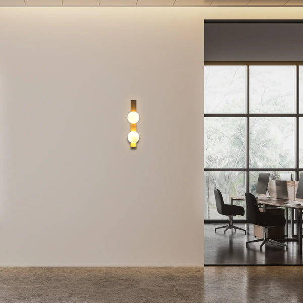 Contemporary Adjustable Globe Wall Sconce Light