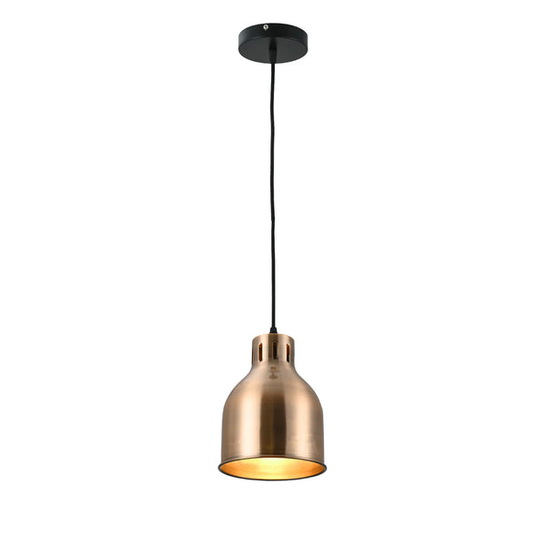 Contemporary Dome-Topped Cylinder Pendant Light