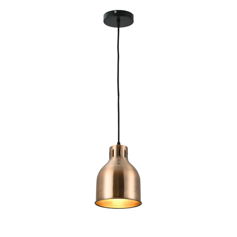 Contemporary Dome-Topped Cylinder Pendant Light