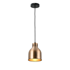 Contemporary Dome-Topped Cylinder Pendant Light
