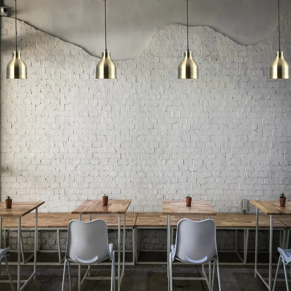 Contemporary Dome-Topped Cylinder Pendant Light