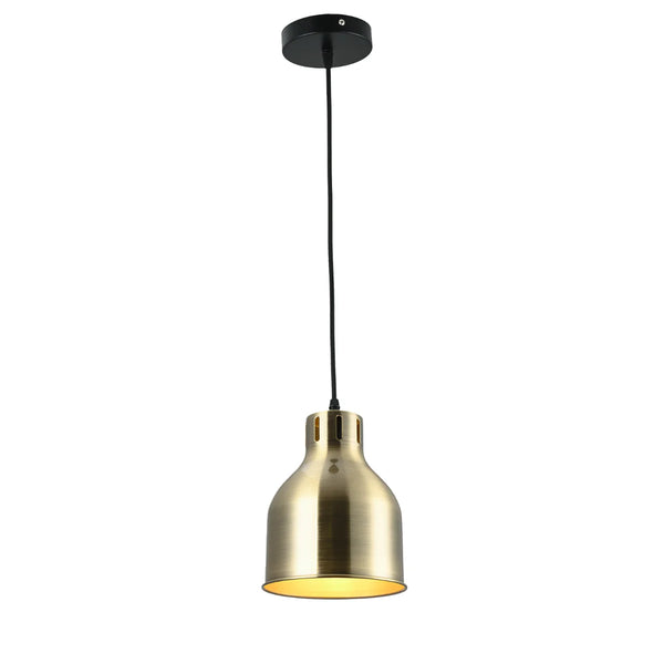 Contemporary Dome-Topped Cylinder Pendant Light