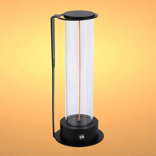 Cordless LED Table Lamp with Touch Dimming - Warm White 2600K, Rechargeable, Aluminium & Glass