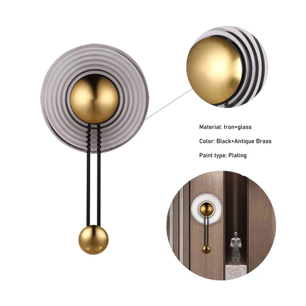Cosmic Ripple Wall Light