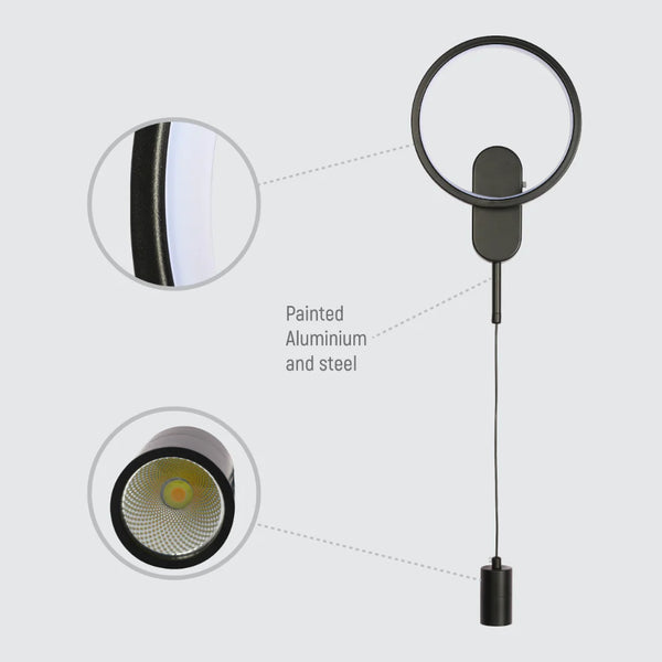 Cosmo Ring Dual-Light Wall Sconce