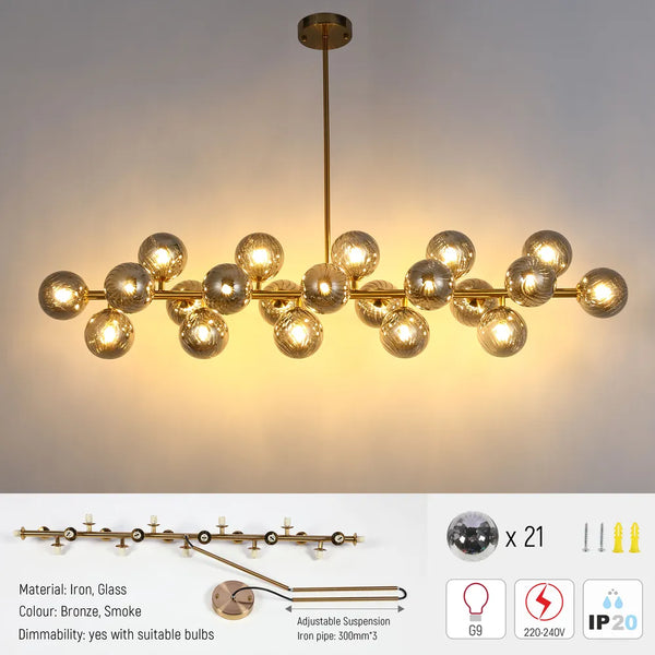 Cosmos Sphere Pendant Chandelier