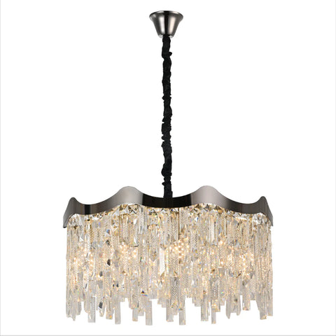 Crown Crystal Chandelier Ceiling Light