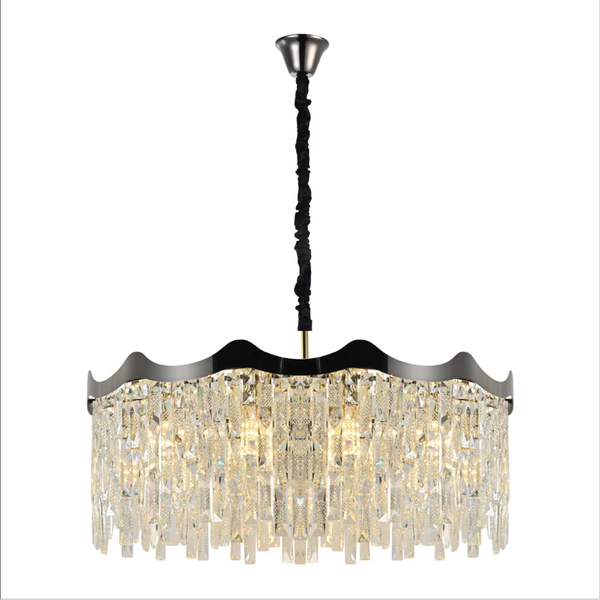 Crown Crystal Chandelier Ceiling Light