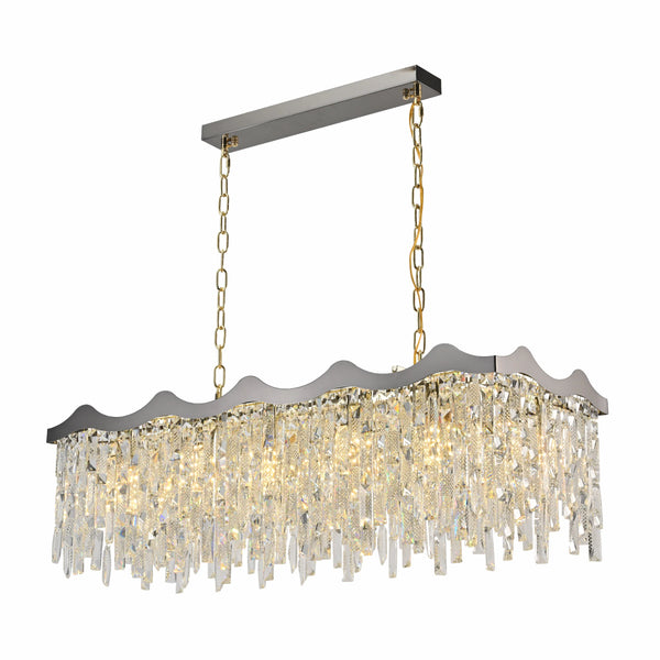 Crown Crystal Chandelier Ceiling Light