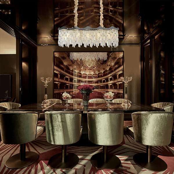 Crown Crystal Chandelier Ceiling Light