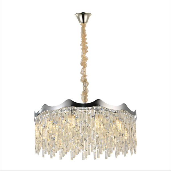 Crown Crystal Chandelier Ceiling Light