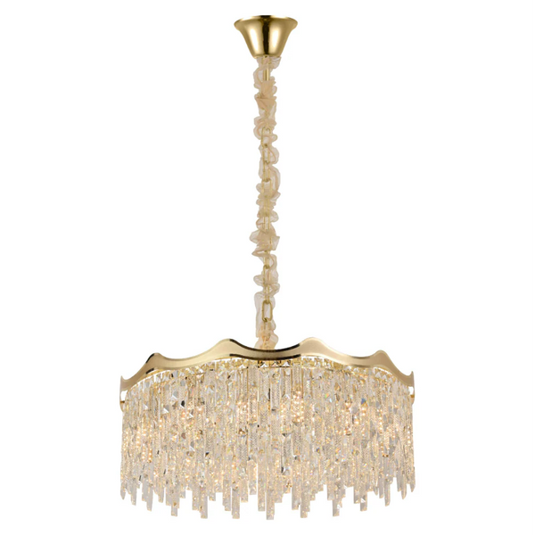 Crown Crystal Chandelier Ceiling Light