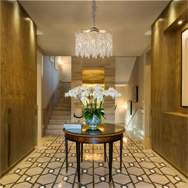Crown Crystal Chandelier Ceiling Light