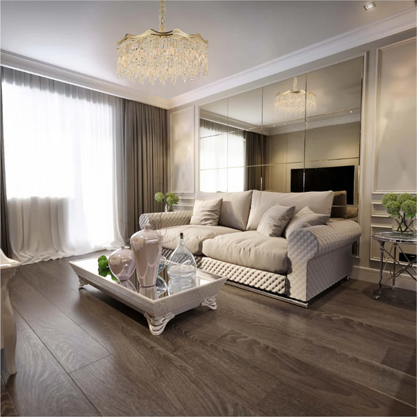Crown Crystal Chandelier Ceiling Light