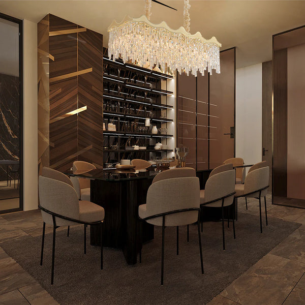 Crown Crystal Chandelier Ceiling Light
