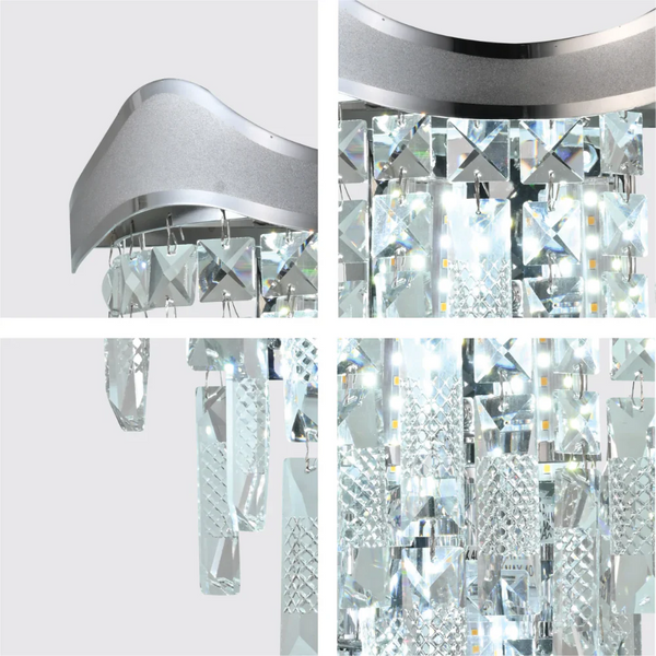 Crown Crystal Chandelier Wall Light