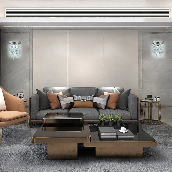 Crown Crystal Chandelier Wall Light