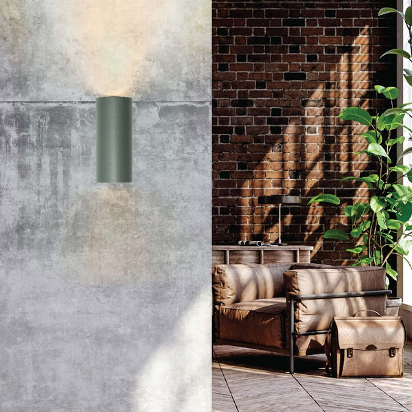 Up-Down Outdoor Wall Lamp IP54 GU10 Light Grey