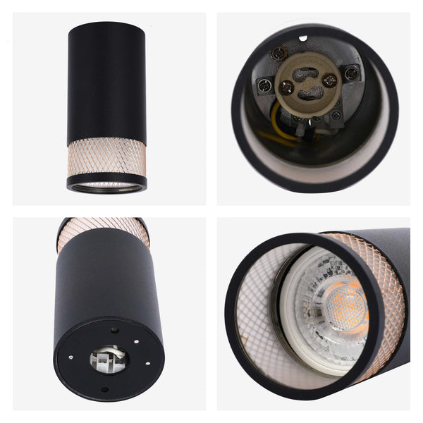 Cylindrical Mesh Design Light Collection