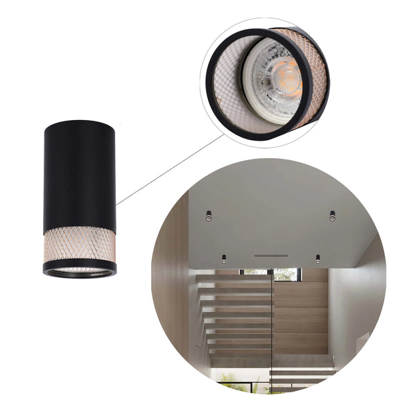 Cylindrical Mesh Design Light Collection