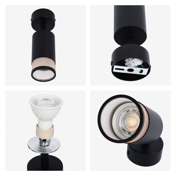 Cylindrical Mesh Design Light Collection