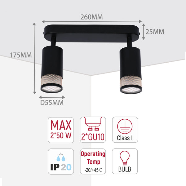 Cylindrical Mesh Design Light Collection